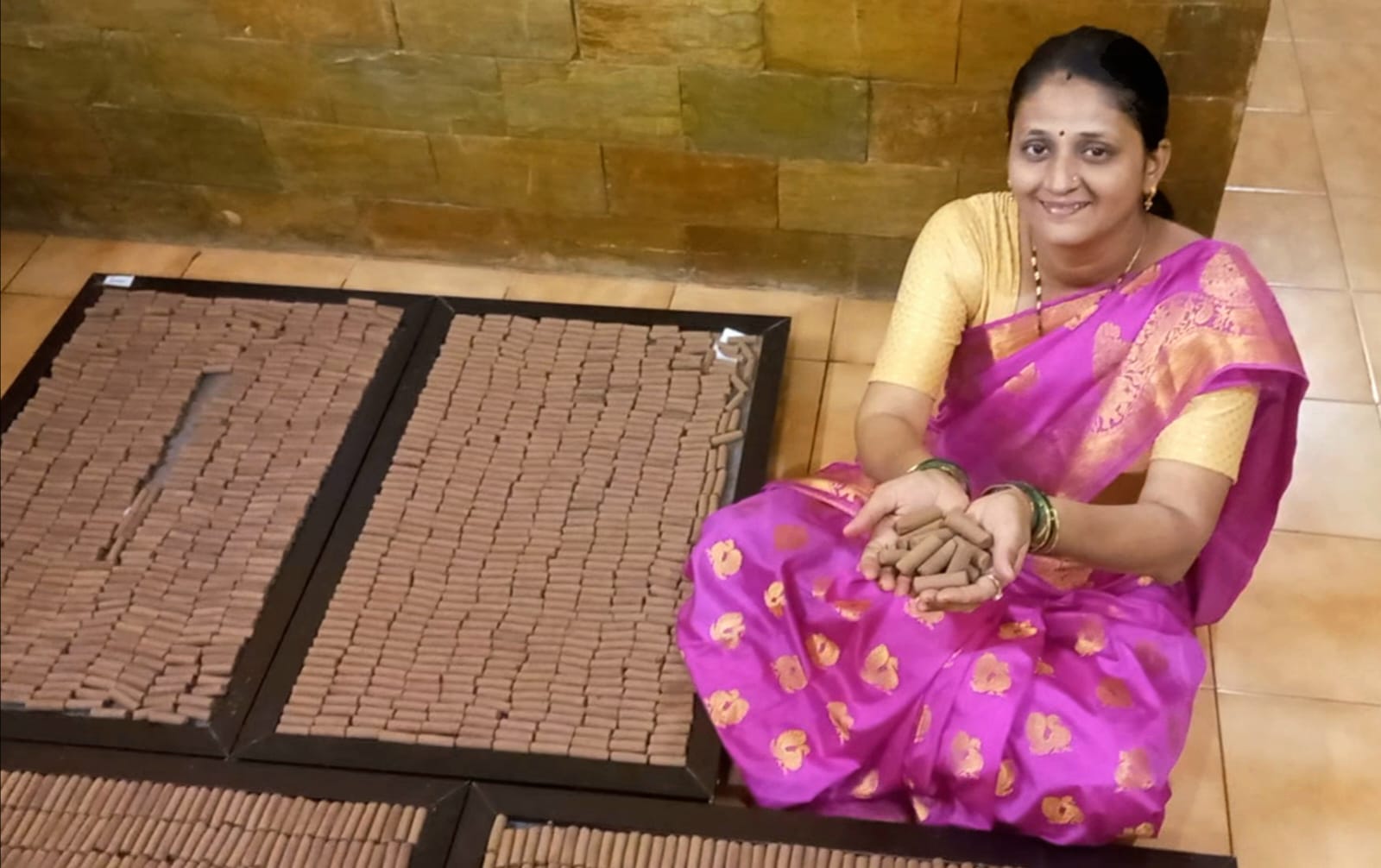 Rural artisans crafting products